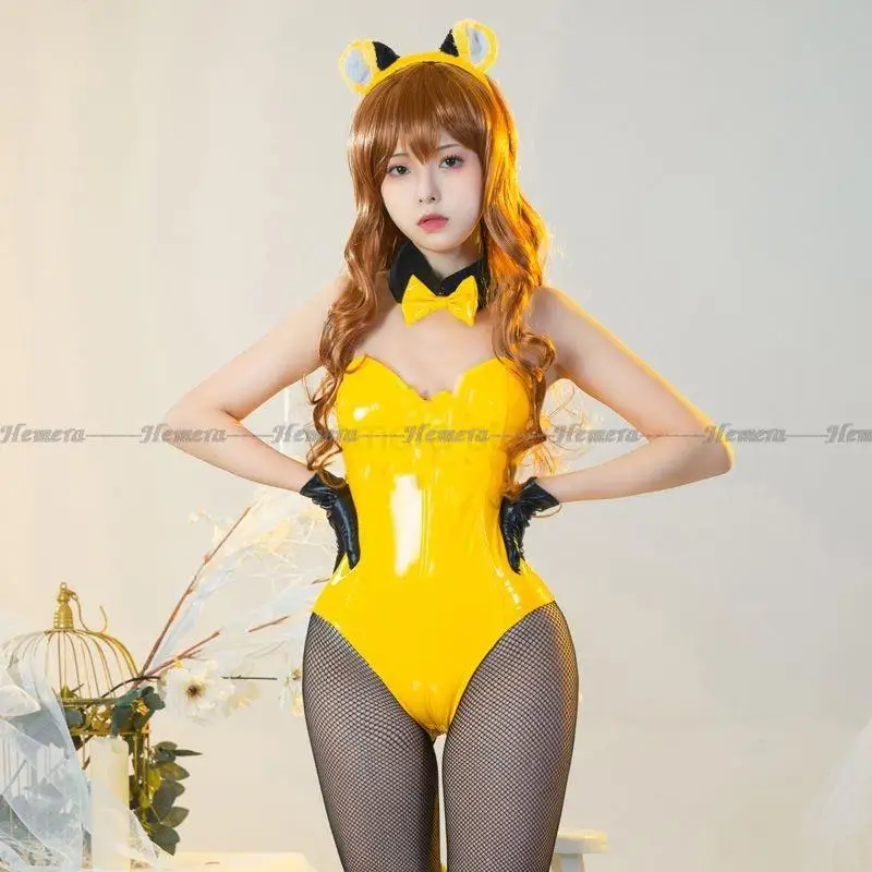 

Anime TIGER DRAGON Toradora Cosplay Aisaka Taiga Cosplay Costume Tiger Ver Bunny Girl Full Set Custom Made