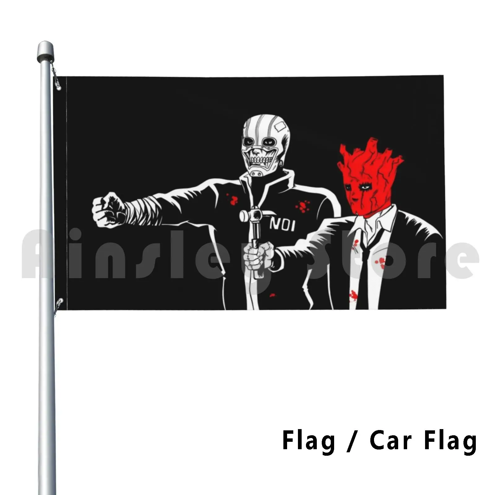 The Cleaners Flag Car Flag Printing Custom Dorohedoro Anime Manga Shin Noi Netflix Trending Funny