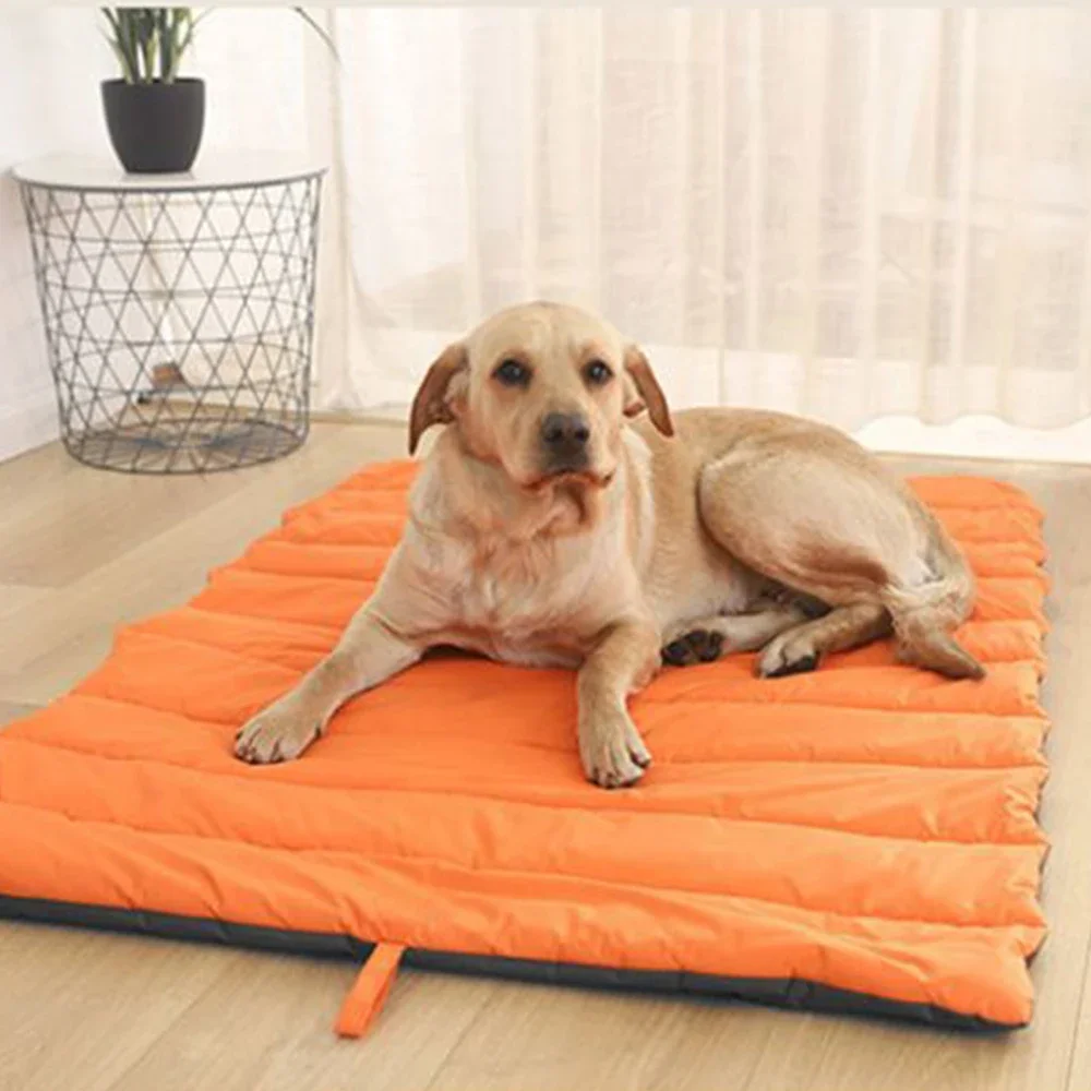 

Foldable Portable Pet Mat Pet Supplies Waterproof Dog Beds for with Storage Carry Bag Easy To Clean Kennel Outdoor Camping