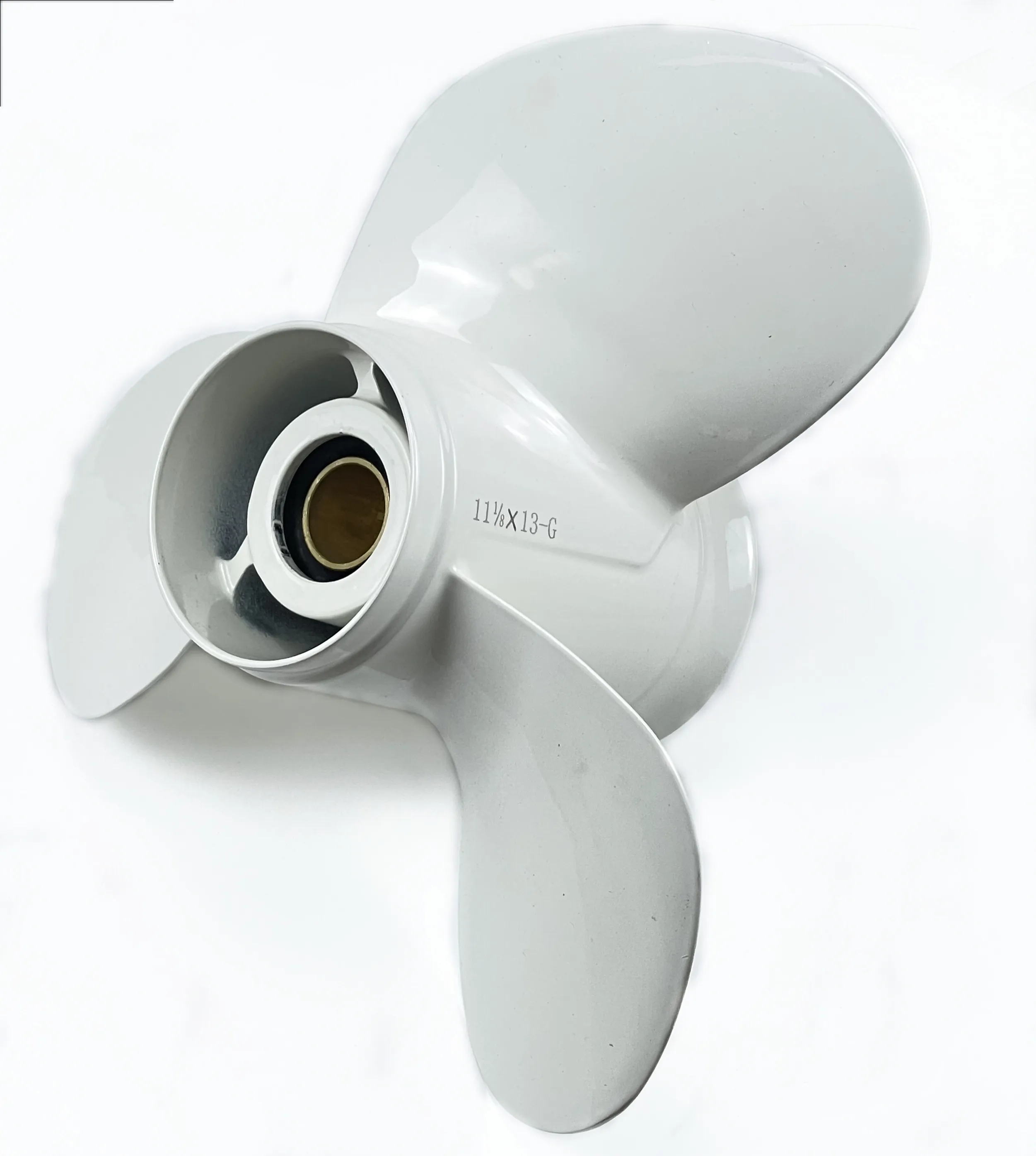 Outboard Motor 69W-45945-00-EL Aluminum propeller 11 1/8*13-G For Yamaha HIDEA 2-4Stroke 25.30.40.48.50.55.60HP 13 Tooth Spine