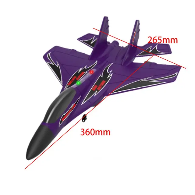 RC RC Airplane with Lights Features Easy to Control RC Drone Flying Toys for 6
