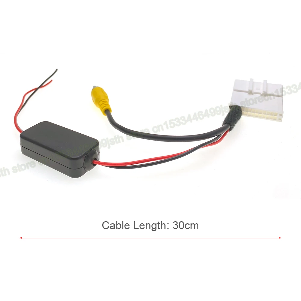 OTOTEC 4 Pezzi 10 Pin RCA Cavo Adattatore Per Telecamera Di Retromarcia Per Auto Vista Posteriore Cablaggio Di Retromarcia Per Schermo Grande Per Macchina Per Schermo Grande Con Fotocamera Radio DVD