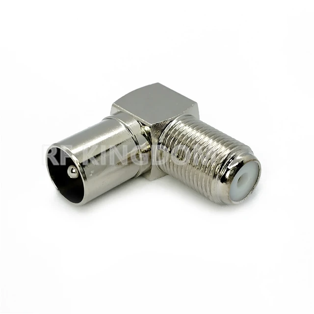 Conector F Macho A Macho Para Cable Coaxial - Adaptador/extensión Para Antena TV, SAT, Señal HD