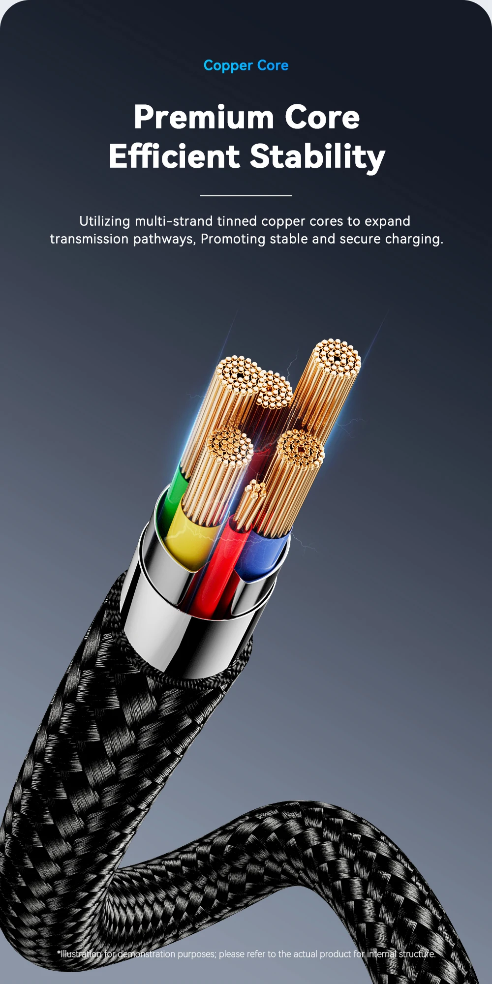 2 in 1 USB Type C Micro Cable for Xiaomi Redmi Samsung Huawei 2A Fast Charging D