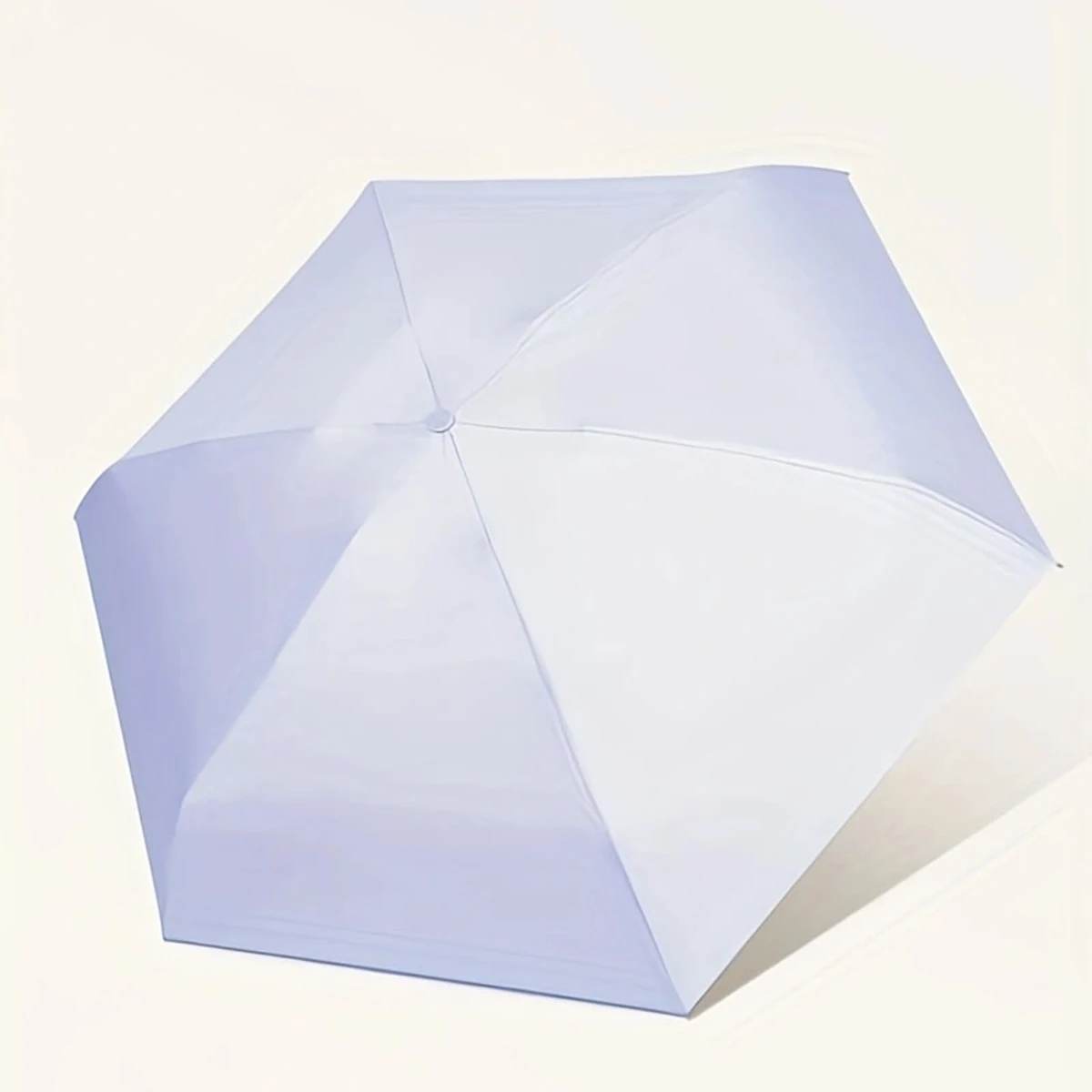 Manual Pocket Umbrella, Mini Compact Umbrella, Cute Solid Color UV Protection Portable Umbrella