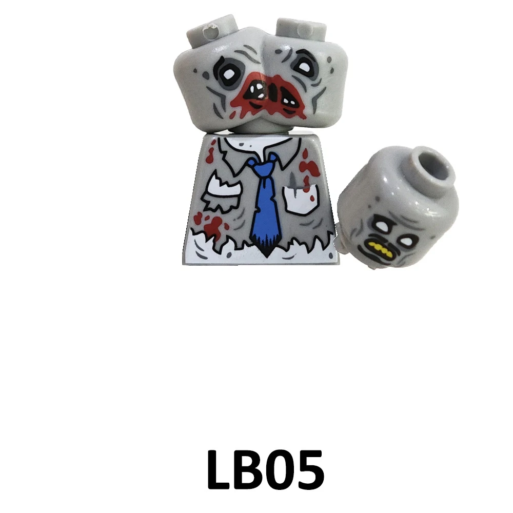 Horror Movie Series Mini Action Figure Doll Puzzle Assembly Block Doll Desktop Ornament Decoration Collection Children Toy Gift