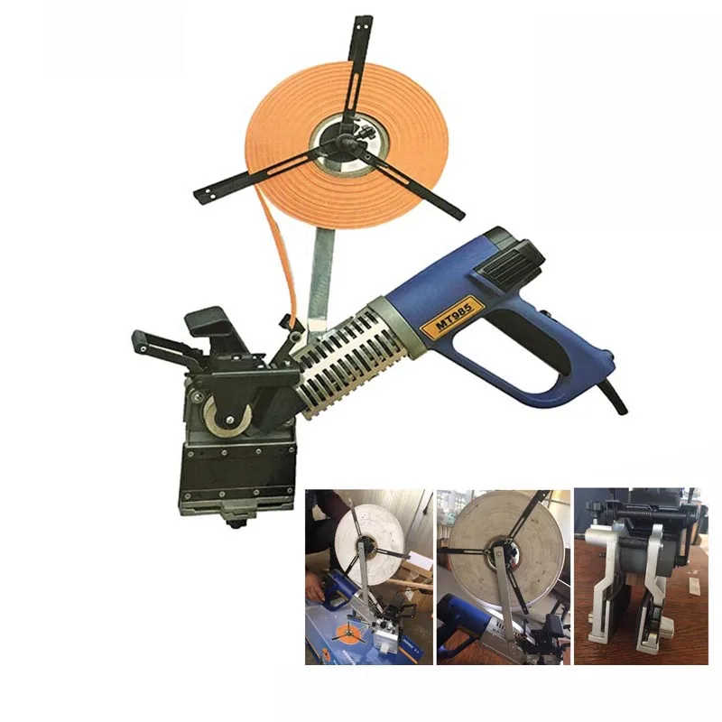 Small Woodworking Edge Banding Machine Curve Straight Edge Bander Manual Banding Machine for Home Decoration