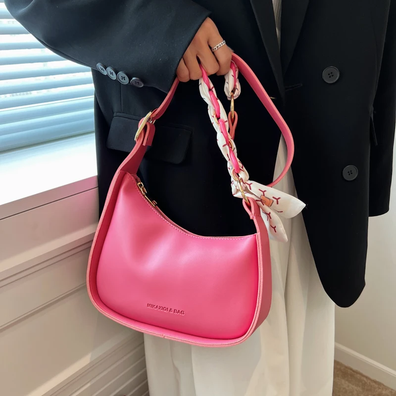 Ribbon Design Pu Leather Small Shoulder Crossbody Bags For Women Trends  2022 Summer Fashion Brand Wide Strap Ladies Handbags - Crossbody Bags -  AliExpress