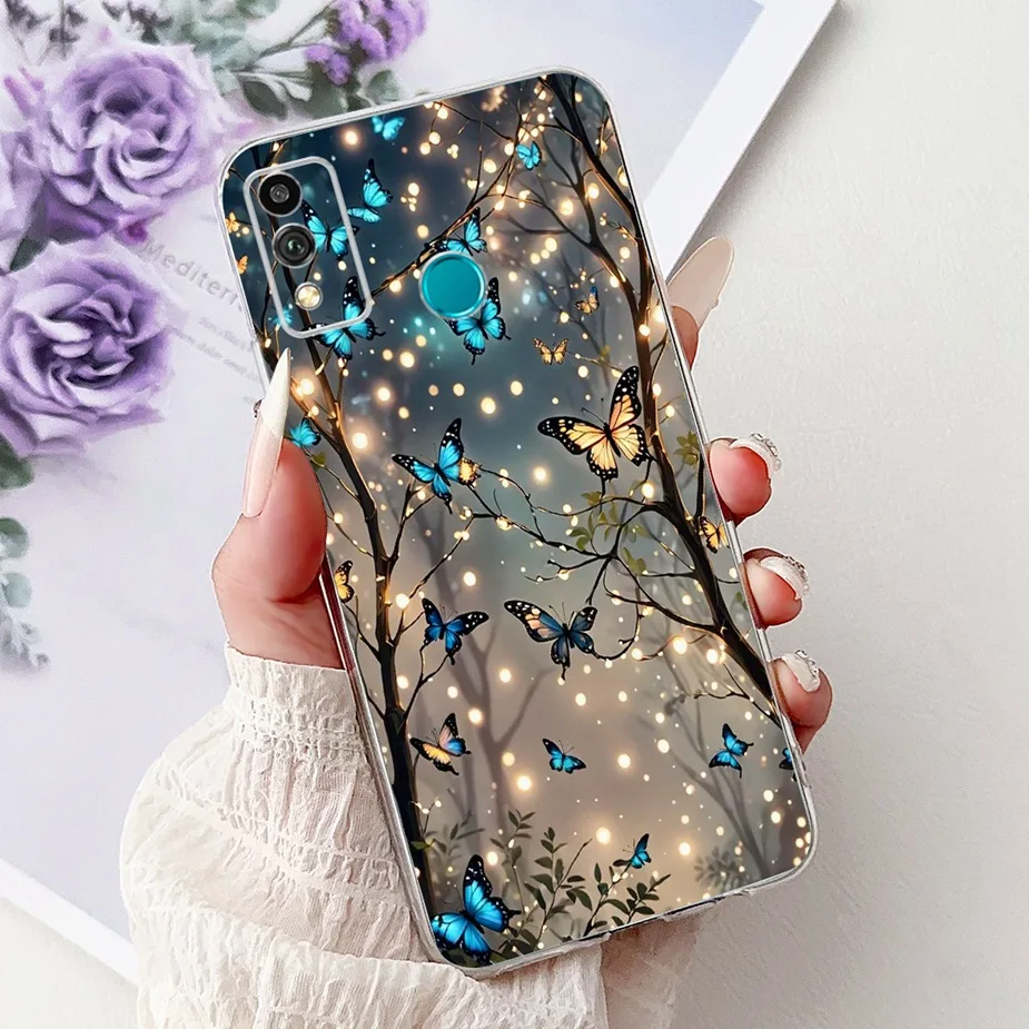 Luxury Painted Soft Slim Phone Case for Honor 9X and 10X Lite