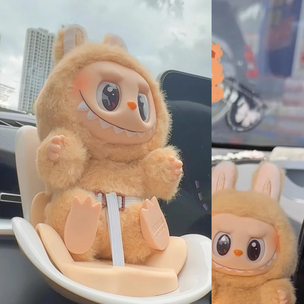 🪑 Labubu Doll Car Safety Seat – Adorable Plush Travel Companion