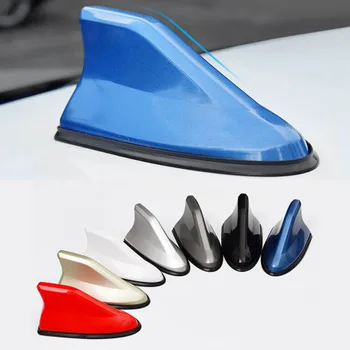 Universal Car Antennas Shark Fin Antenna Auto Radio Signal Aerials Roof Antennas for universal car model Car Styling 1