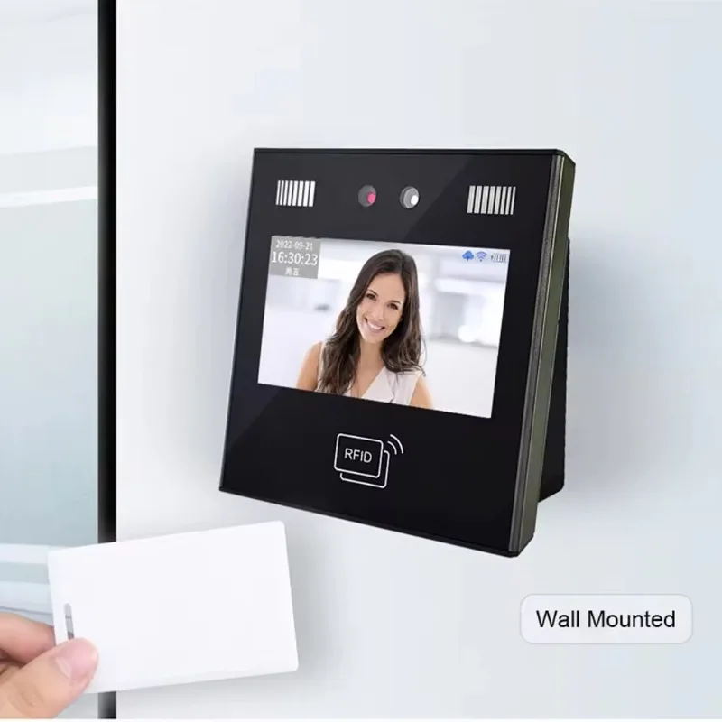 4.3 Inch Touch Screen Cloud Based TCP/IP 0.8T NPU Wifi Supported SDK Smart Face Time Attendance System Machine