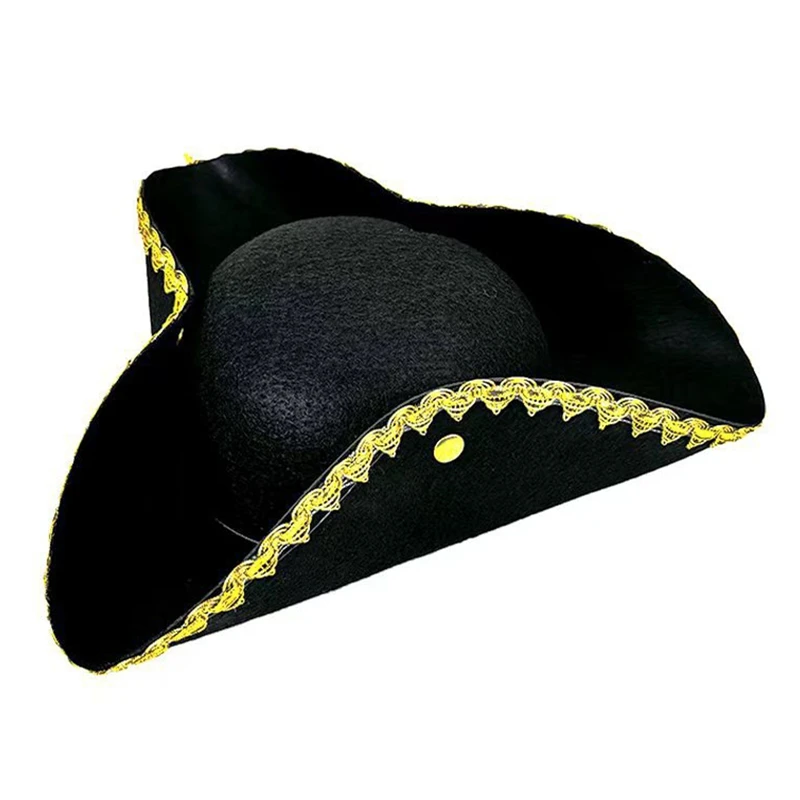 Funny Cosplay Pirate Hat Adult Unique Tricorn Hat Role Play Captain Hats Performance Sun Caps Masquerade Party Dress Up Cap New costume hat