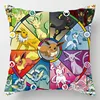 Pokemon cartoon pillowcase Pikachu Charizard anime peripheral pillowcase sofa cushion waist cushion cover home room decoration 4