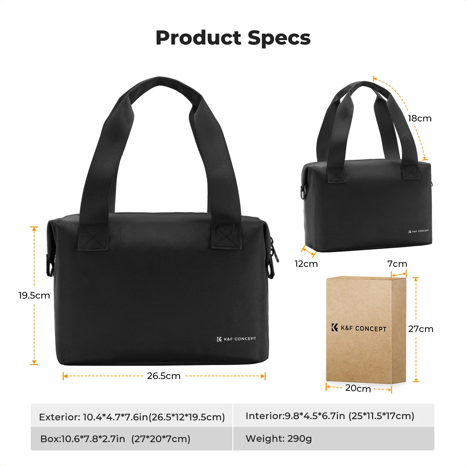 K&F Concept 5L Camera Sling Bag Hand Carry Photography Handbag Lens Handle Bag for Sony Canon Fujifilm Instax Mini 12 DSLR/SLR