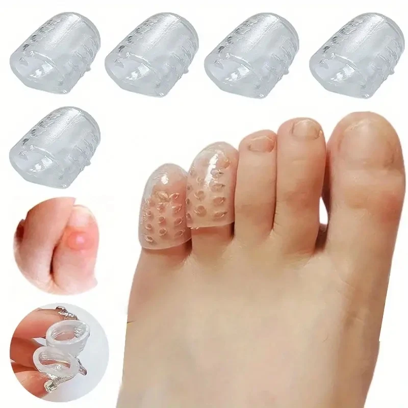 Description Picture 3 of item10PCs/30PCs Toe Anti-Wear Protective Cover Silicone Toe Sleeve