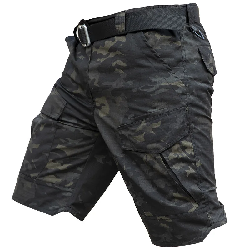 

Men Cargo Shorts Tactical Cargo Shortpants Male Men's Loose Shorts Multi-pocket Short Pants Outdoor Hunting Fishing