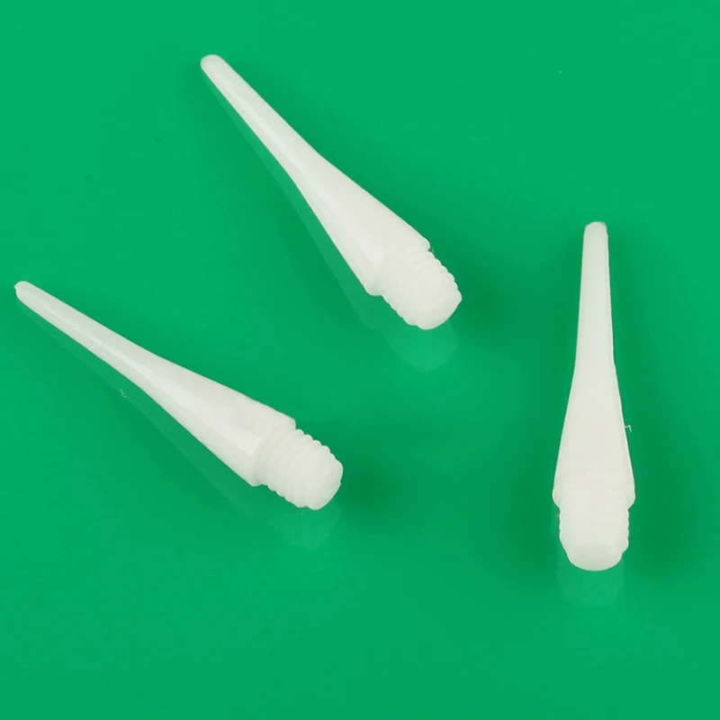 50PCS Soft Plastic Tips Points Needle Replacement Dart White Parts New Safety Plastic Dart Head Accessories