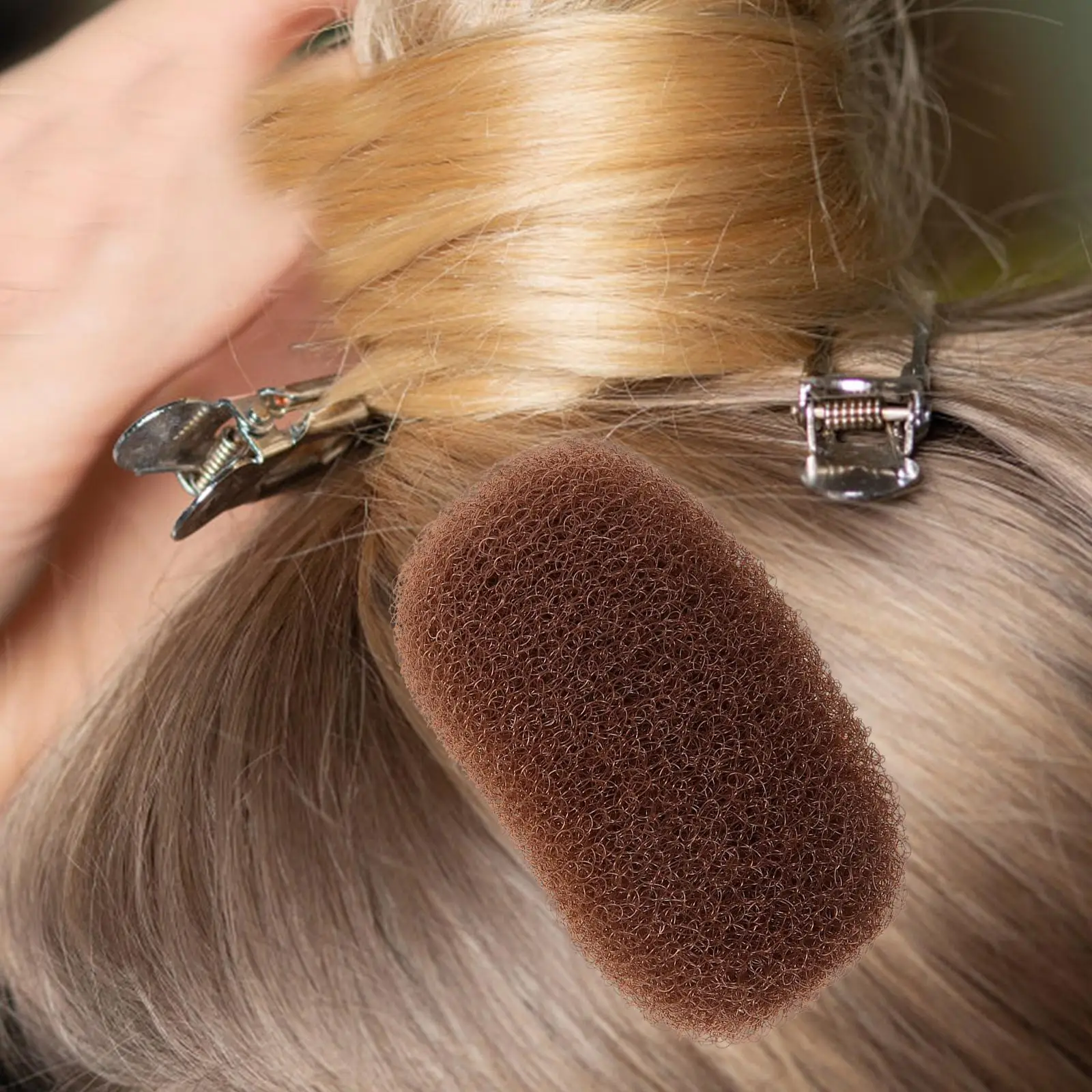 6 Pcs Hair Booster Curly Accessories Grips Volume Bump Clips Bases Hairpin Girl Pad Styling Clamp Women's