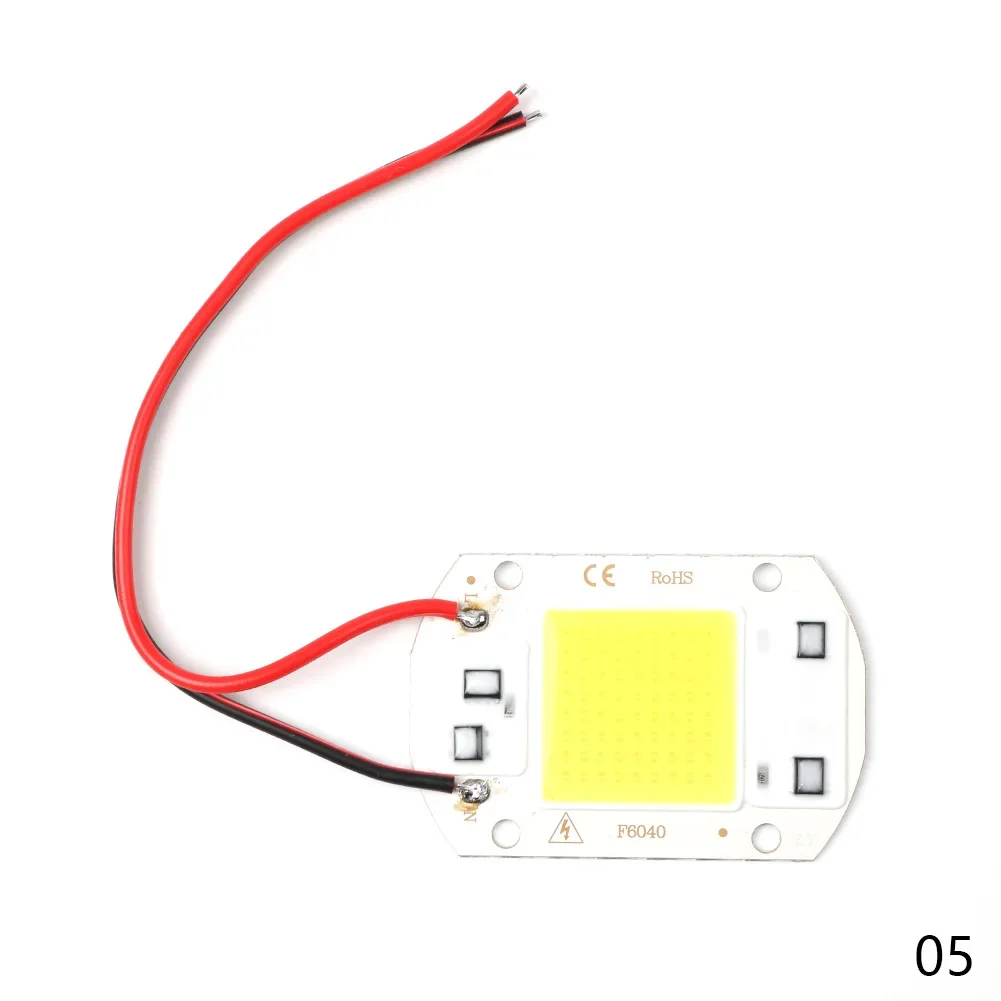 LED COB 램프 비드, IP65 스마트 IC, 드라이버 필요 없음, DIY 투광 조명, LED 전구 스포트라이트, 야외 칩 램프, 가장 밝은, 20W, 30W, 50W, 220V
