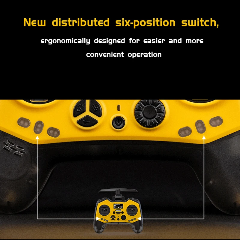 In Stock Jumper Remote Control 2.4G ELRS Hall Sensor/RDC50 Gimbals Radio Transmitter For RC FPV Racing Freestyle Drone 5