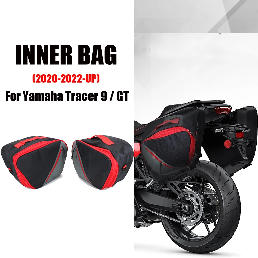 

2021 2022 For Yamaha Tracer 9 GT TRACER 9GT Red New Motorcycle Luggage Bags Black Expandable Inner Bags Tracer900 2020 Tracer9