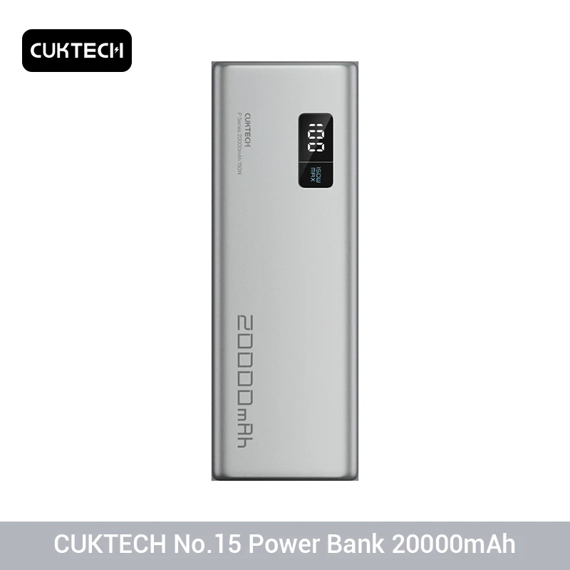 CUKTECH No.15 Power Bank 20000mAh PB200P 150W 3-Port Output