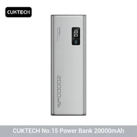 CUKTECH No.15 Power Bank 20000mAh PB200P 150W 3-Port Output Portable Screen Display Power Bank For Macbook iPhone 14 Xiaomi 1