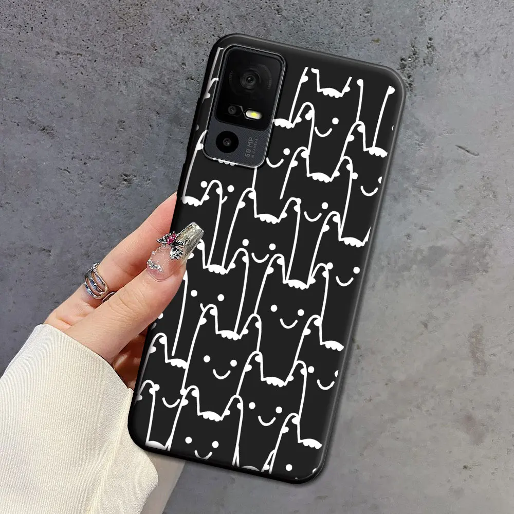 Floral Soft Silicone TPU Phone Case - Cool Back Cover