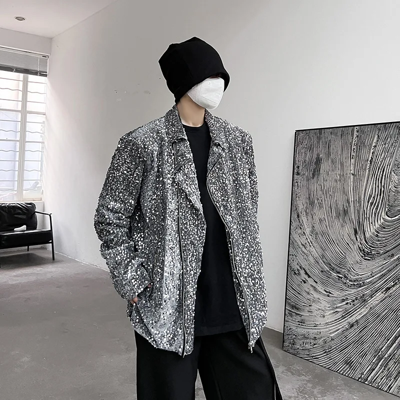 楽天市場】メンズスパンコールジャケット 男性 舞台演出服