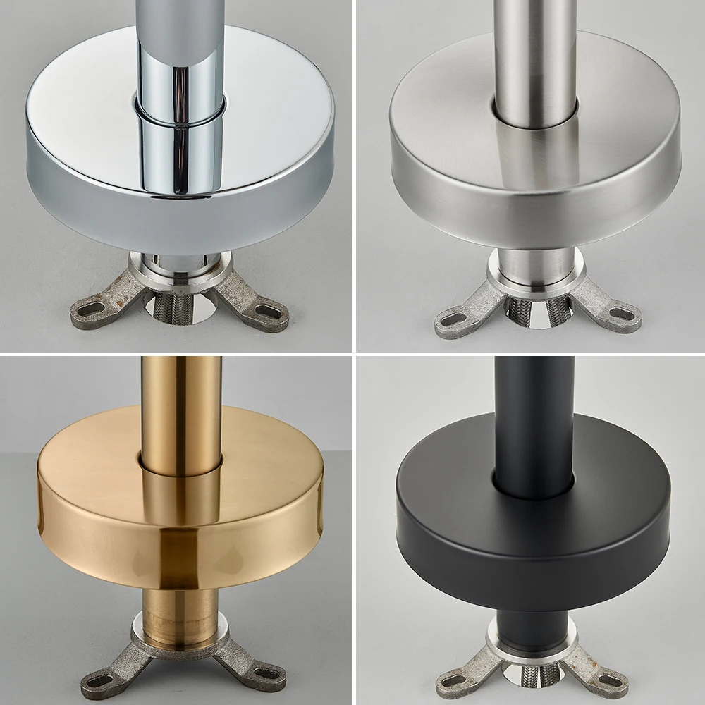 Brushed Gold Clawfoot Bathtub Faucet Freestanding Bath Tub Tap Floor Mounted Swivel Spout Bath Shower Faucet  Bathtub Mixer Tap 6