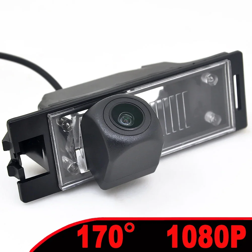 WF-170 ° HD 1080P AHD Fisheye 차량 후면보기 역방향 주차 넓은 시야각을 갖춘 현대 IX35 용 야간 카메라 백업