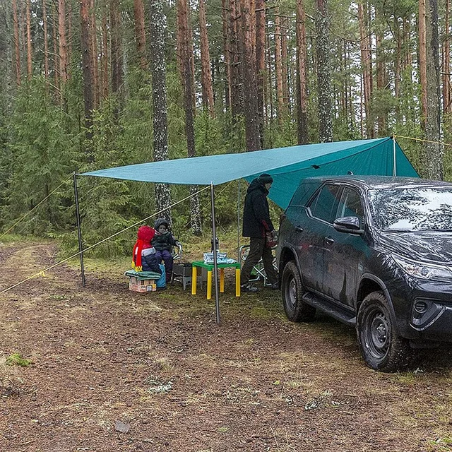 Teleszkópos Sátor Pólus Állítható Ponyvás Alumínium Ötvözet Rudak Hátizsákos Túrázáshoz Kemping Napellenző Menedékház -Kiegészítő Készlet - Image 4