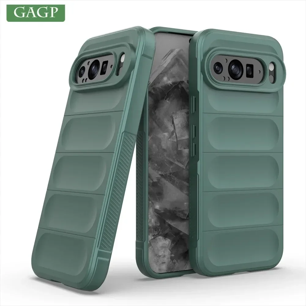 Vibrant Silicone Matte Shockproof Case - Skin Feel Airbag Protection Cover