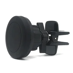 Universal Magnetic Car Phone Holder with 360° Rotation and Air Vent Mount (Black)