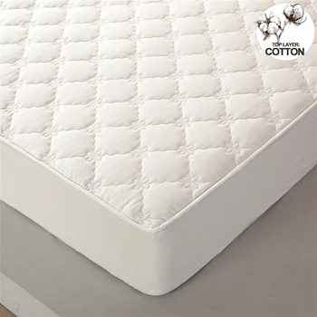 Housse de matelas Star Hotel Quality – Couche supérieure en coton lavé teint en fil, douce, respirante pour un confort durable, hypoallergénique 1
