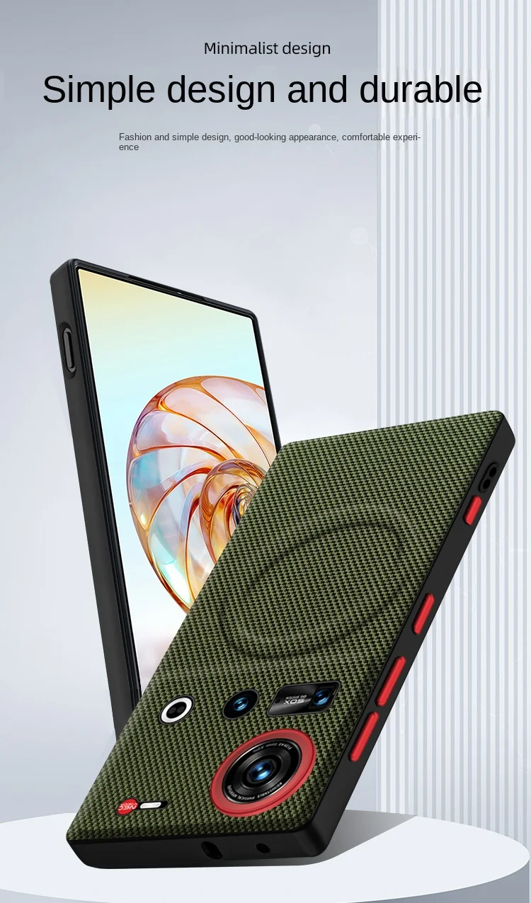 Leather-Textured Metal Protective Case with Magnetic & Anti-Fingerprint Features