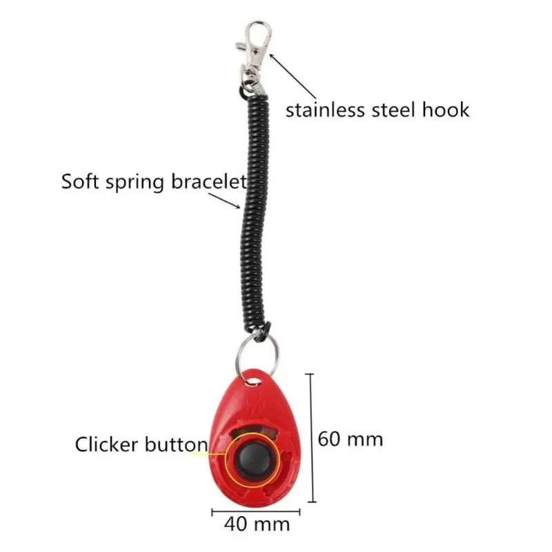 Adjustable Wrist Strap Dog Training Clicker