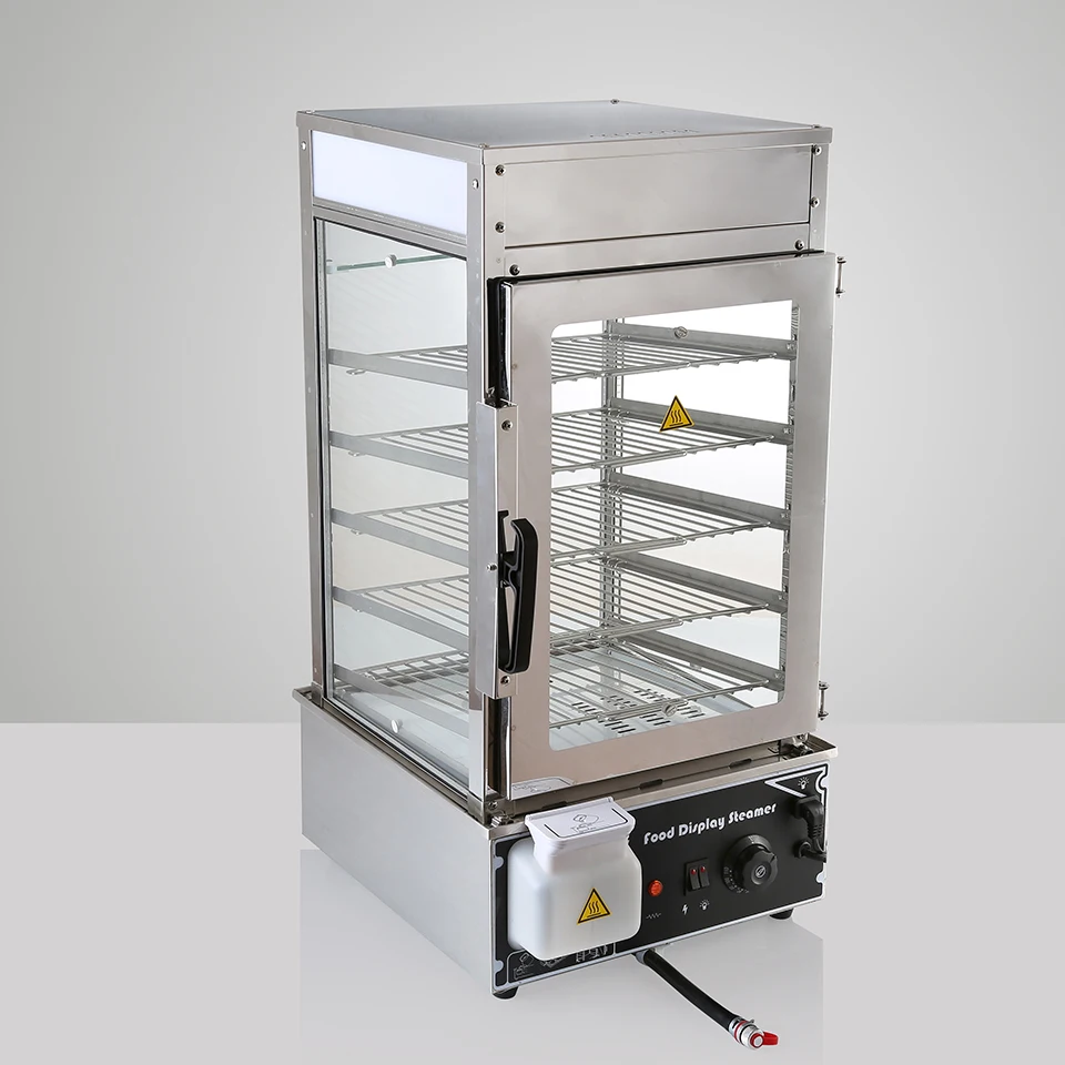 EH500L Electric Hot Food Warmer Display Case Food Steamer Bun Wamer Machine Commercial 5 layers 2