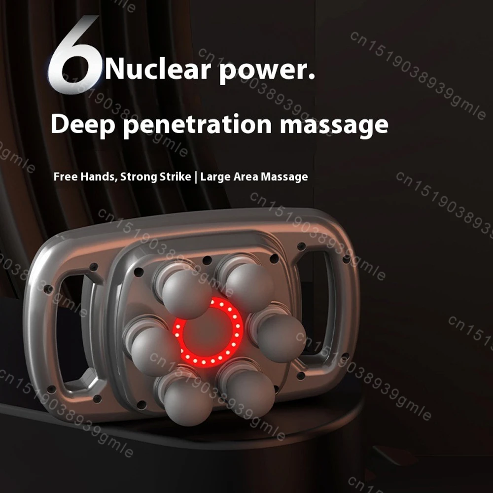 Description Picture 2 of itemElectric Massager Vibration Massage Gun Body Relaxation Fascia Gun Relieve Muscle Soreness Shoulder Neck Back Fitness Tool