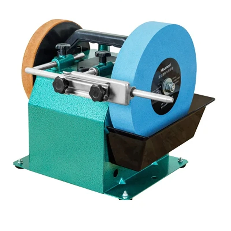 220V Desktop Grinder Front  Back Electric Fused Corundum Sharpener Polisher Low Speed Sharpener 6
