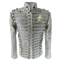 Retro Multicoloured Michael Handmade Jacket History Outwear Wrapped in String for impersonator 1