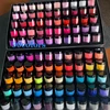 20/40/60/90pcs Acrylic Powder Set 3IN1Bottle Collection Dipping/Carving/Extension Crystal Powder Colorful Kit Manicure Powder -1 2