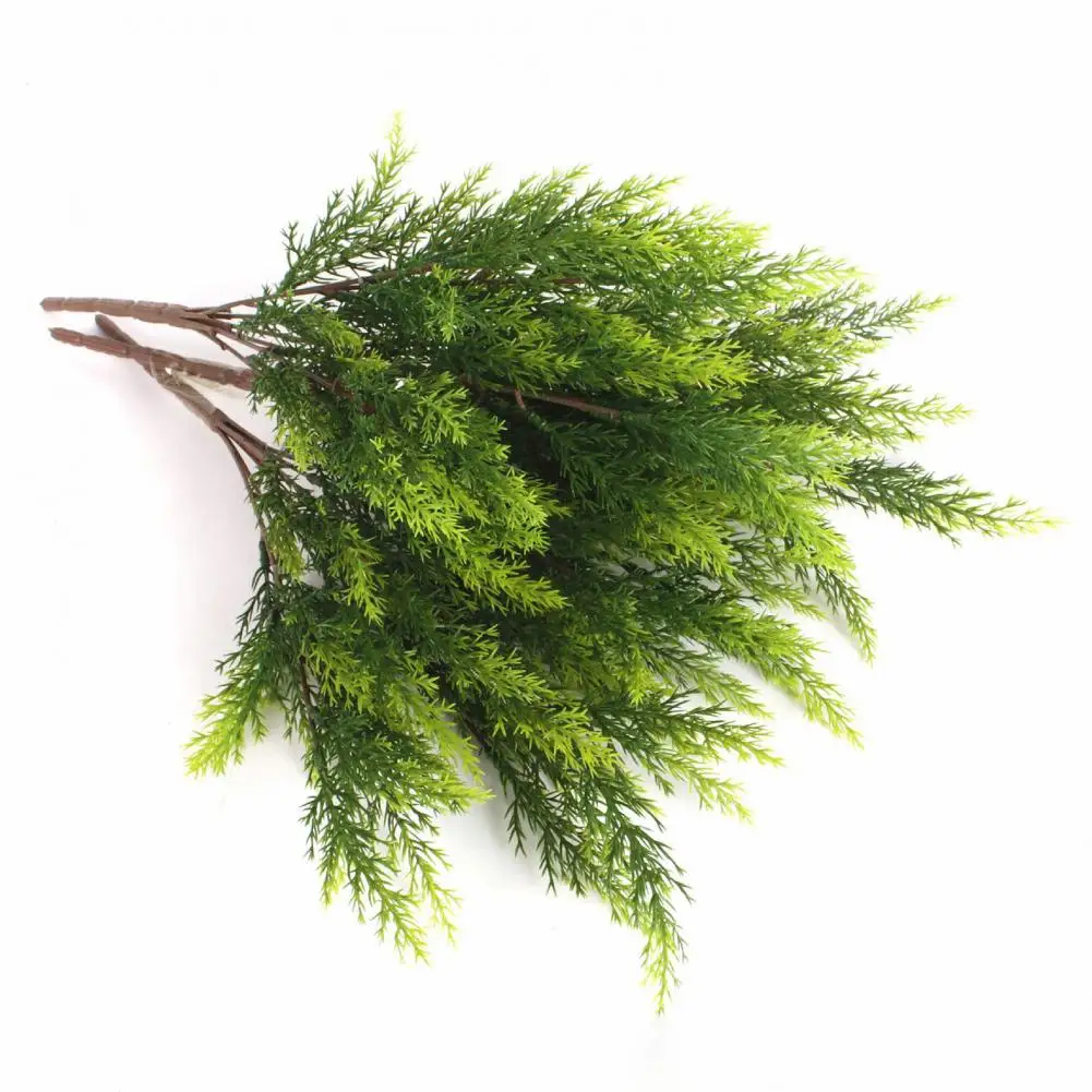 6pcs Christmas Artificial Pine Branches Faux Cedar Picks Floral Sprays  Glitter Greenery Stems Pine Needles Twig Xmas Vase Filler - AliExpress