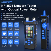 Noyafa NF-8508 Network Cable Tester with OPM VFL PoE Digital LCD Display Cable Tracker RJ11 RJ45 Line Finder Network Tools 1