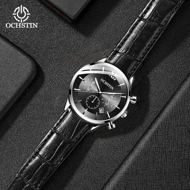 Ochstin original brand Commander series personality simple fashion watches multi-functional quartz movement men's quartz watch