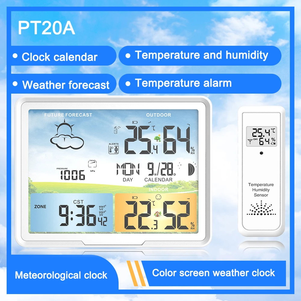 WeatherStationIndoorOutdoorDigitalForecastCalendarsClocks