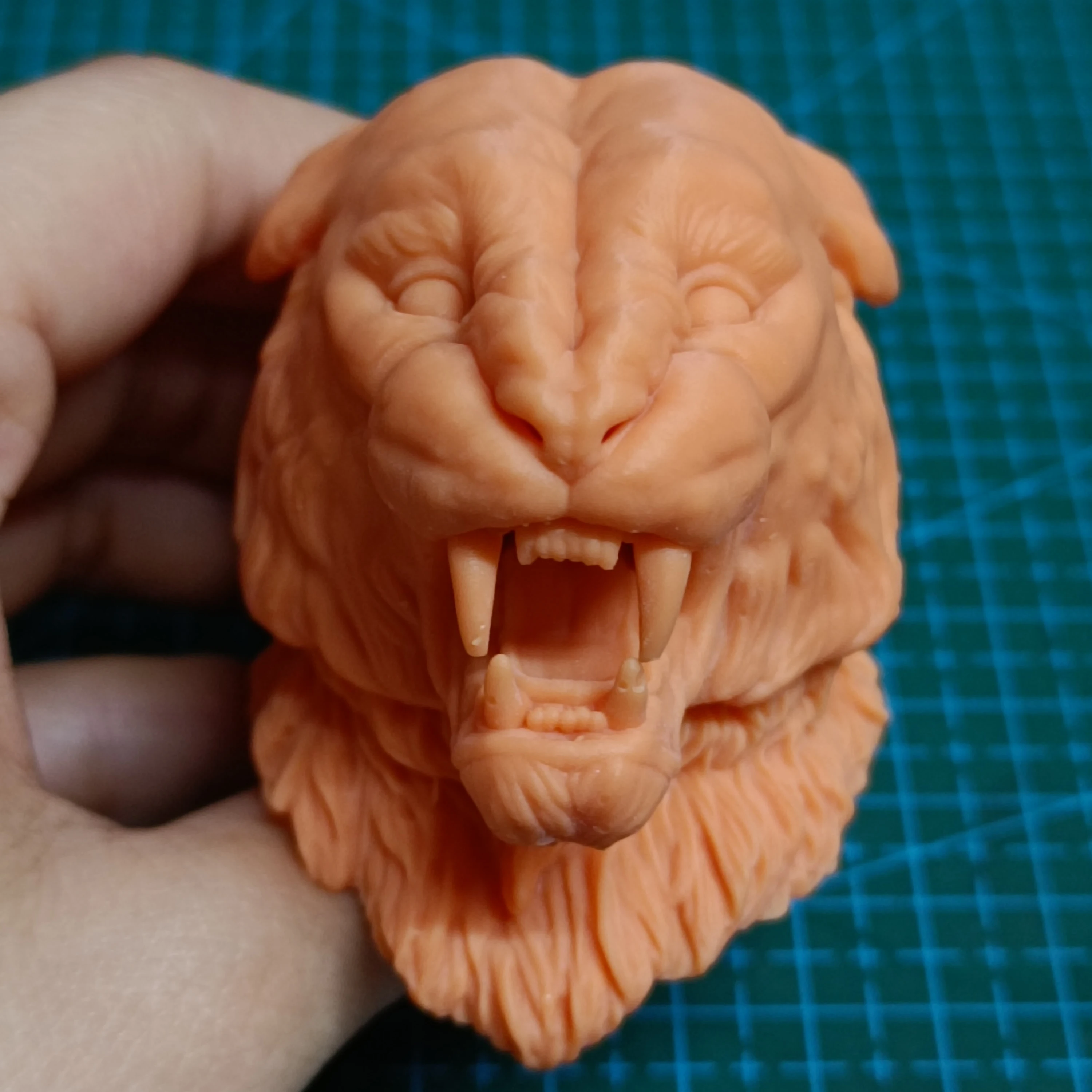 

Неокрашенная голова тигра, 1/6/1/12, Боевая резьба, голова, резьба для живописи, тренировки, подходит для 12/6 дюймов, Мужская фигурка, тело