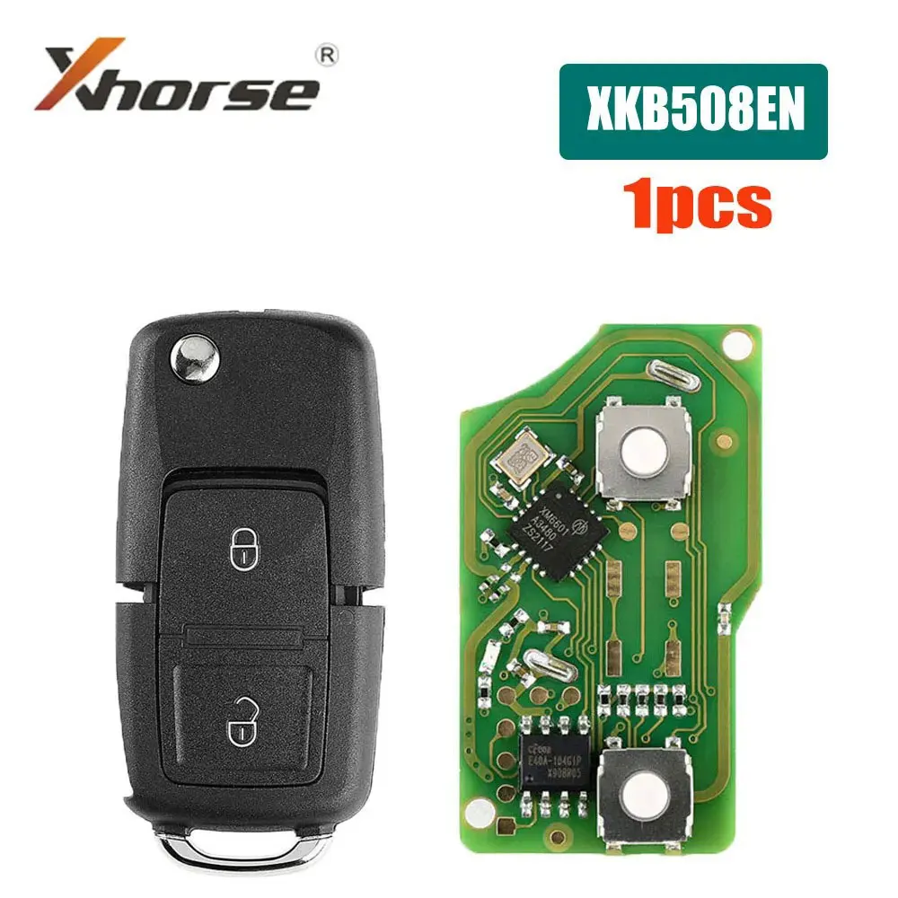 

Универсальный проводной пульт дистанционного управления Xhose XKB508EN с 2 кнопками, пульт дистанционного управления для VVDI Key Tool VVDI2, автомобильный пульт дистанционного управления, английская версия, 1 шт.