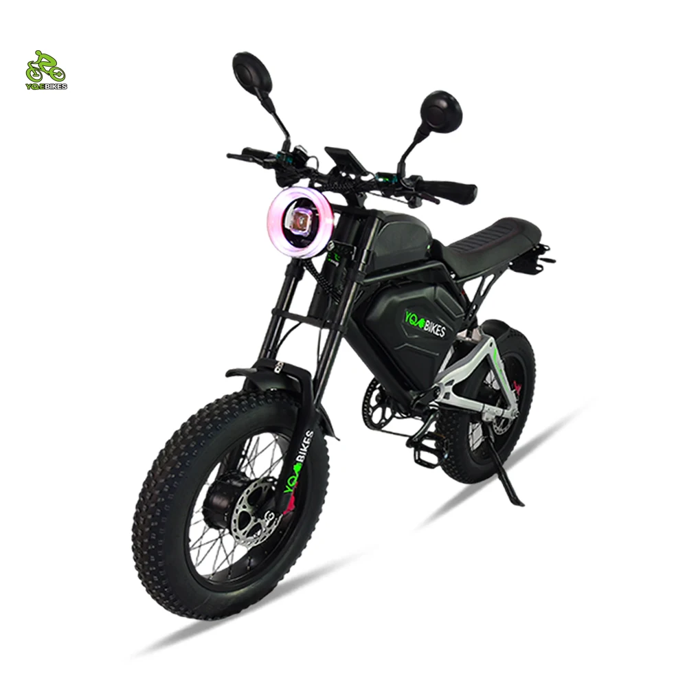 Super Cool 3000w 40Ah Fatbike Bluetooth Color Light Dual Drive